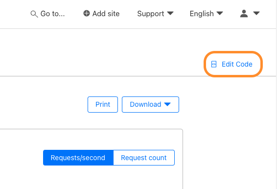 Edit code directly within the Cloudflare dashboard